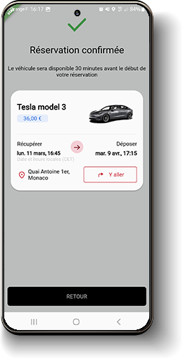 Réserver une Tesla